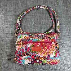 Tommy Hilfiger Colorful Floral Quilted Long Strap Cross Body Purse NWOT
